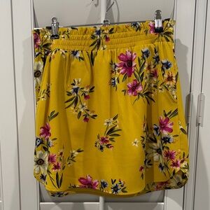 DR2 Vibrant Floral A-Line Skirt